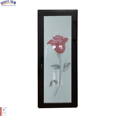 Doppelgehärtetes Glas, winddicht, UPVC-vertikal gehängte Tür für langlebige PVC-Gusset-Tür