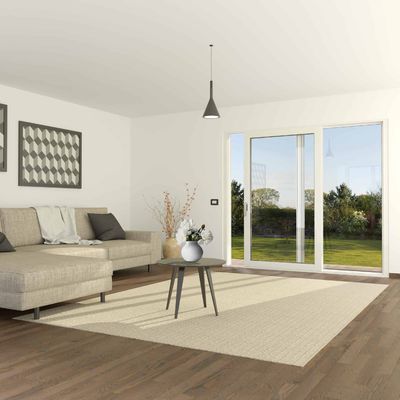 Wasserdichte und winddichte PVC-Glasschiebetür für UPVC-Türen