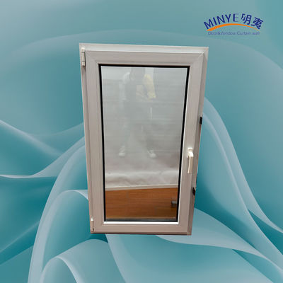 Kin Long Chinese Top Hardware PVC Neigungs- und Drehfenster mit doppelt gehärtetem Glas