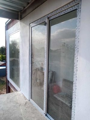 EPDM-Doppelsiegelungssystem mit thermischer Auflösung Aluminiumschiebetür zur Schalldämmung