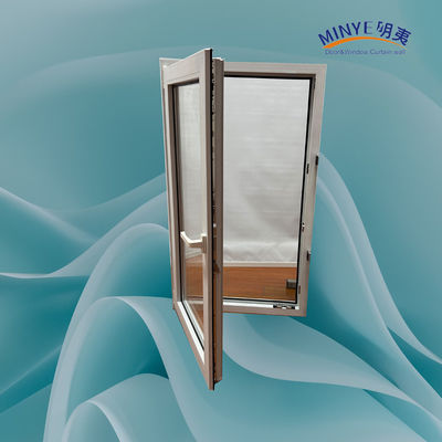 Kin Long Chinese Top Hardware PVC Neigungs- und Drehfenster mit doppelt gehärtetem Glas
