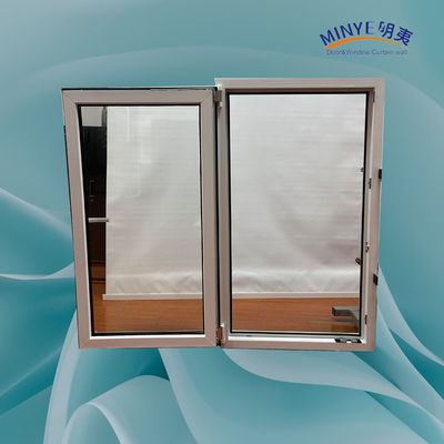 Kin Long Chinese Top Hardware PVC Neigungs- und Drehfenster mit doppelt gehärtetem Glas