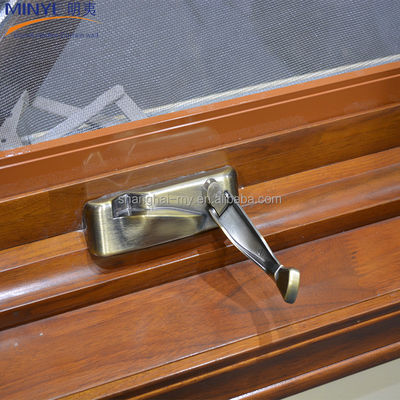 MINYE Aluminium Holz Gehäuse Fenster angepasst und gehärtet Glas enthalten