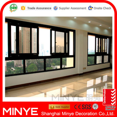 Postmoderne Design-Stil Sonnenschirm Glasfenster mit 6063-T5 Standard Aluminium Profil