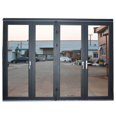 Schalldichte Aluminiumglas-Bi-Fold-Tür für gewerbliche Gebäude