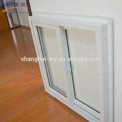 Gute Dichtung PVC-Rutschenfenster mit doppelt gehärtetem Glas und Hurrikanschutz
