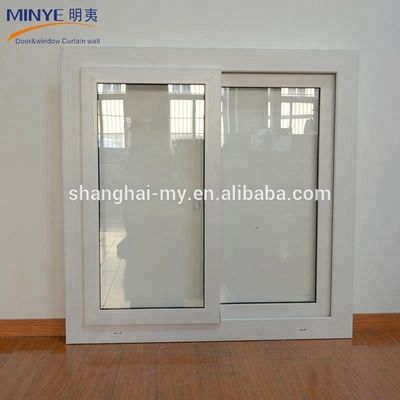 Gute Dichtung PVC-Rutschenfenster mit doppelt gehärtetem Glas und Hurrikanschutz