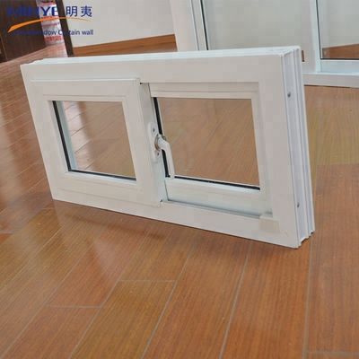 Gute Dichtung PVC-Rutschenfenster mit doppelt gehärtetem Glas und Hurrikanschutz