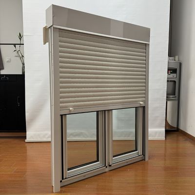 Faltfläche PVC-Fenster mit Glasfasernetz und Rollblenden