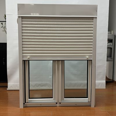 Faltfläche PVC-Fenster mit Glasfasernetz und Rollblenden