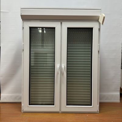 Faltfläche PVC-Fenster mit Glasfasernetz und Rollblenden