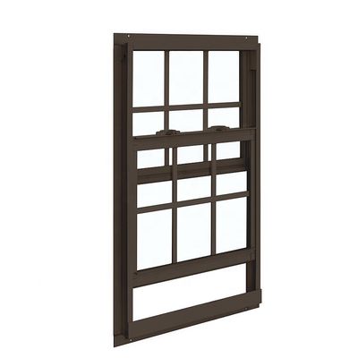 angepasste Farben Aluminiumbogen Dekoration Fenster mit horizontalen Öffnungsmuster