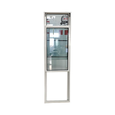 angepasste Farben Aluminiumbogen Dekoration Fenster mit horizontalen Öffnungsmuster