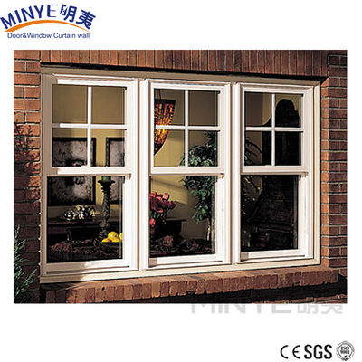Aluminium-Sach-Fenster mit deutscher Hardware-Option und Glasfaser-Schirmnetzmaterial