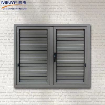 Anpassungsfähige Fensterläden aus Aluminium-Gehäuse mit Low-E/Laminated/Reflective Glass