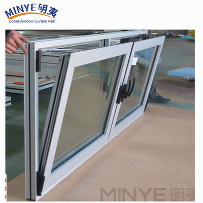 Shanghai Aluminium Doppelhängen Fenster mit vertikalen Öffnungsmuster und OEM Willkommen
