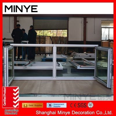 Shanghai Aluminium Doppelhängen Fenster mit vertikalen Öffnungsmuster und OEM Willkommen