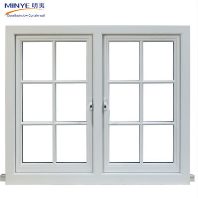 1.4mm Profildicke Anodisiertes modernes Eisenfenstergrill Design für Aluminium geöffnete Fenster