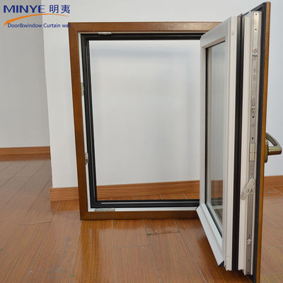 1.4mm Profildicke Anodisiertes modernes Eisenfenstergrill Design für Aluminium geöffnete Fenster