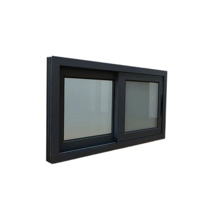 Verhärtetes Glas Schiebefenster Braunes kugelsicheres Glasfenster für Villaanforderungen