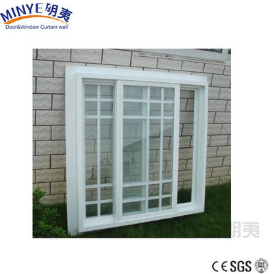 angepasste Farben Offener Stil Holzfarbe Aluminium Fenstergrills Design für Schieben Stil