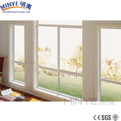 angepasste Farben Offener Stil Holzfarbe Aluminium Fenstergrills Design für Schieben Stil