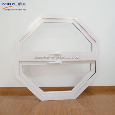 Anpassungsfähiges Hexagon-Aluminium-Glas-Fenster mit Dow Corning-Silikon