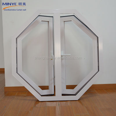 Anpassungsfähiges Hexagon-Aluminium-Glas-Fenster mit Dow Corning-Silikon