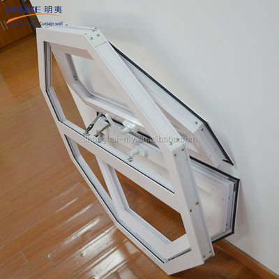 Anpassungsfähiges Hexagon-Aluminium-Glas-Fenster mit Dow Corning-Silikon