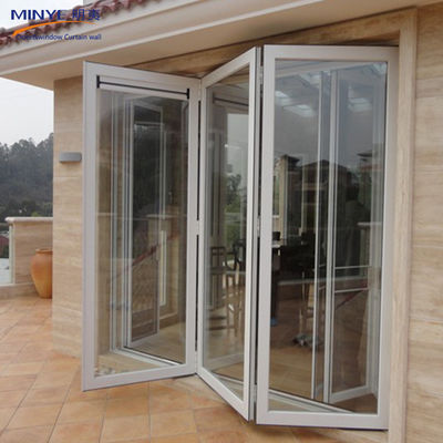 2.5 mm Profildicke Chinesische Oberfläche Aluminium-Zweifach Tür/Teilwand-Design