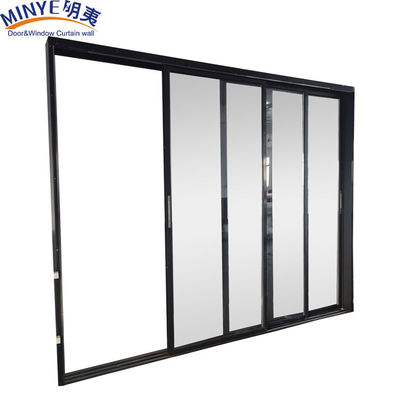 Schiebetür aus Aluminiumglas in modernem Design-Stil für die Sicherheit Patio Tür