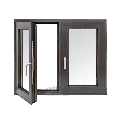 Aluminium Extrusionshaus Fensterpläne für Gehäuse Fenster Weiß Profil Farbe zu erfüllen