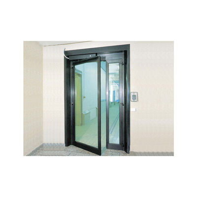 Massivaluminiumlegierung gehärtet Glas Tür im modernen Design-Stil mit Casement Öffnung