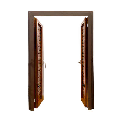 Hotel-Design-Lösung Anodisiertes oder Pulverbeschichtetes Profil Finish Swing Open Shutter