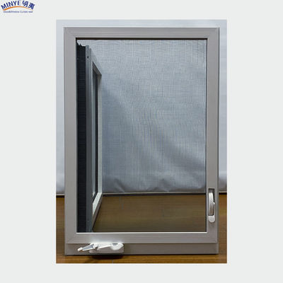 Schwarz-Weiß Moderne Fenster Grill Design amerikanisches Fenster mit 1,4 mm Profil