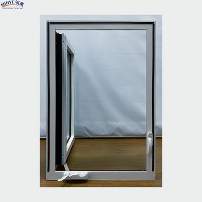Schwarz-Weiß Moderne Fenster Grill Design amerikanisches Fenster mit 1,4 mm Profil