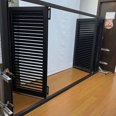 Horizontales Öffnungsmuster Aluminiumlegierung Klappfenster und Schleier für Tageslicht