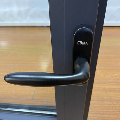 Villa-Glasfenster mit Swing-Casement-Stil und Aluminiumlegierungsrahmen Glasfasernetz