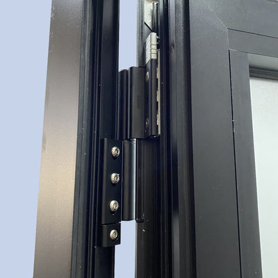 Moderne Türen aus Aluminiumlegierung mit wasserdichtem Glasfasernetz