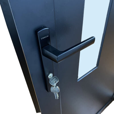 Seitenöffnungs-Gehäuse Tür Einfachtür mit Aluminiumplatte 5mm 9A 5mm Glas