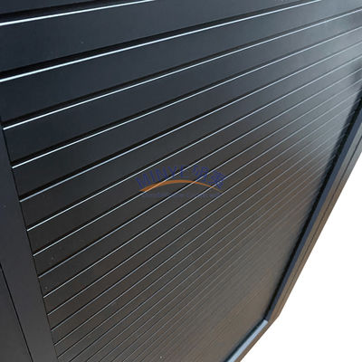 Moderne Design Aluminium Ganze Panel Casement Tür für Außenanwendungen
