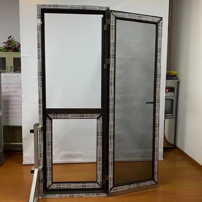 Minimalistische Glastür mit chinesischer Top-Hardware-Aluminium-Doppelblatt-Fenster