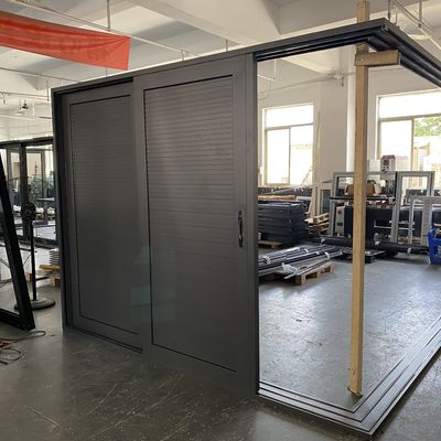 Eintrittsschiebetürsystem für Panorama-Ecke Patio-Türen in Aluminium