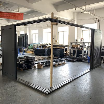 Eintrittsschiebetürsystem für Panorama-Ecke Patio-Türen in Aluminium