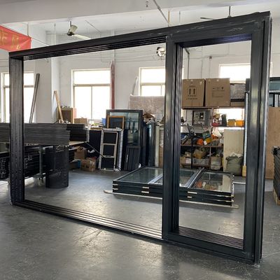 Eintrittsschiebetürsystem für Panorama-Ecke Patio-Türen in Aluminium