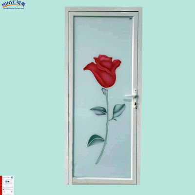Customized Größe Aluminium Toilettengehäuse Tür für Wärmedämmung im Bad