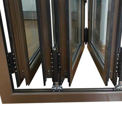 Deutschland Aluminiumlegierung Schiebefenster aus Klappglas für große Räume und Lüftung