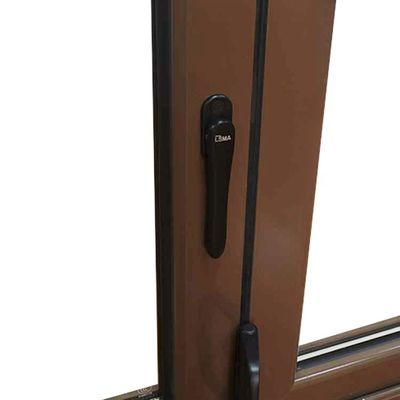 Deutschland Aluminiumlegierung Schiebefenster aus Klappglas für große Räume und Lüftung