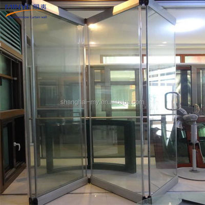 Schöne Rahmenlose Custom Glass Aluminium Balkon Klapptür mit Wärmedämmung