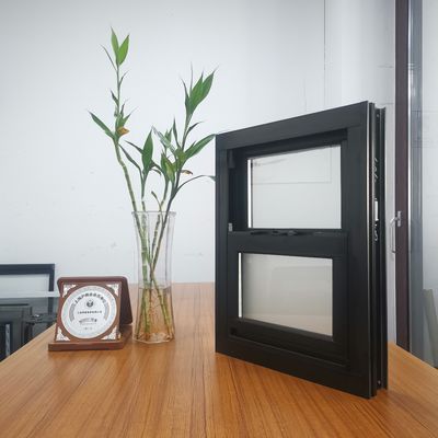 Aluminium-Einfachfenster mit Glasfasernetzmaterial und maßgeschneiderter Größe